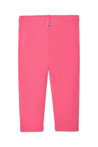 Fleece legging - Wit, blauw en roze