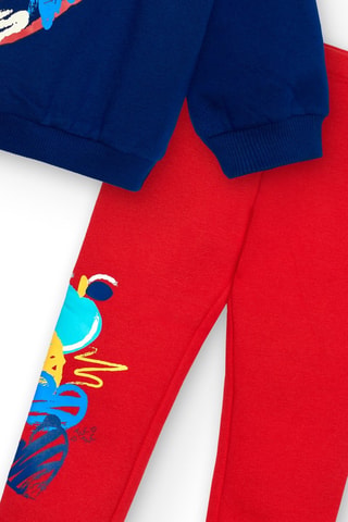 Sweater en Broek - Rood en blauw