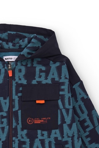 Sweater met Capuchon - Marineblauw