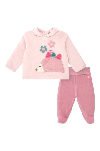 T-shirt en Broek - Groen en roze