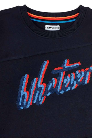 Sweater - Wit, rood en blauw