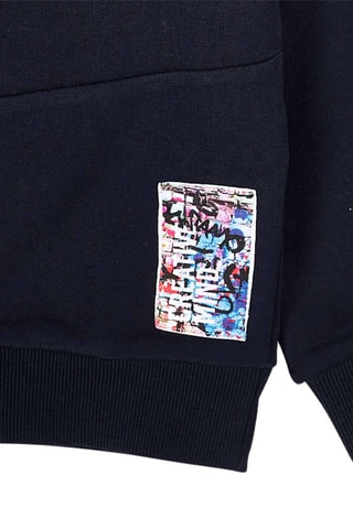 Sweater - Wit, rood en blauw