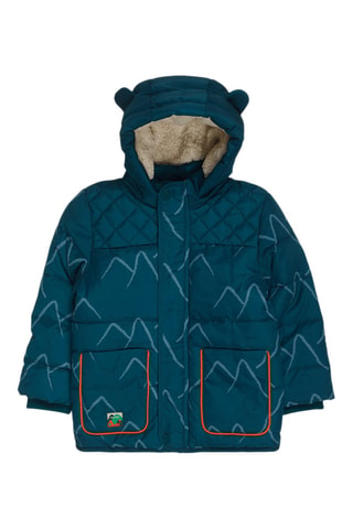Parka - Blauw, groen en oranje