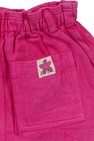 Spijkerrok - Blauw, oranje en roze