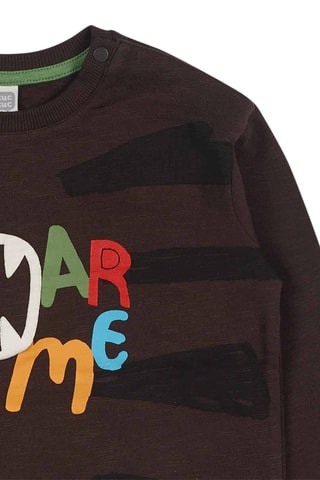 Sweater - Groen, oranje en grijs