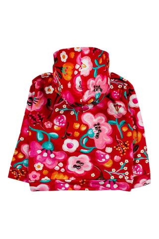 Sweater met Capuchon - Rood, groen en roze