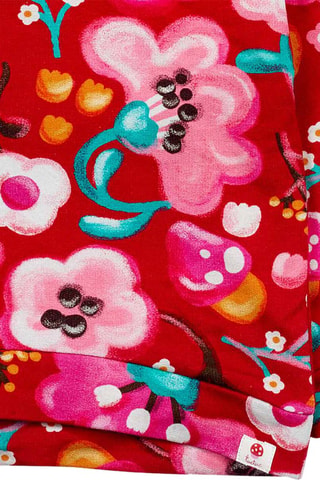 Sweater met Capuchon - Rood, groen en roze