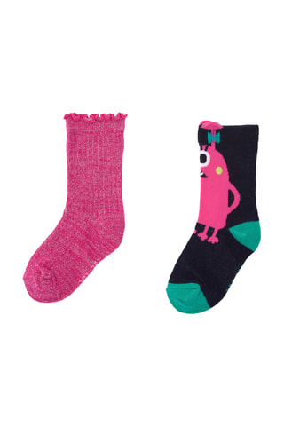 2 Paar Sokken - Roze