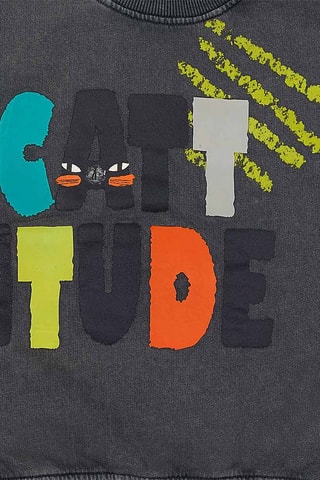 Sweater - Oranje en grijs