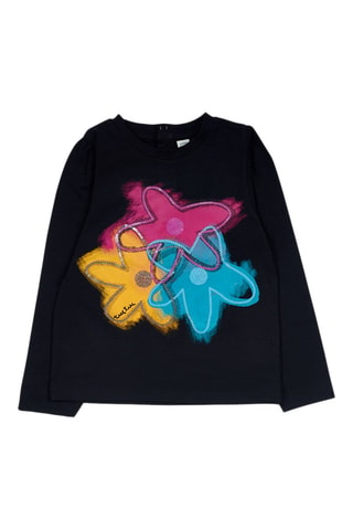 T-shirt - Zwart, blauw en geel