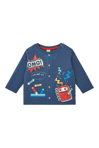 T-shirt - Rood, blauw en geel