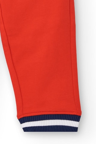 Fleece Joggingbroek - Rood, blauw en geel