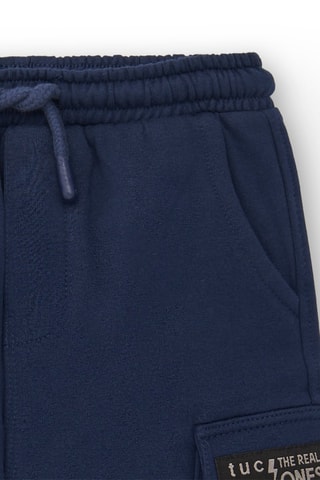 Fleece Broek - Beige en blauw