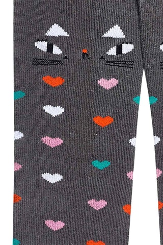 Panty - Rood, roze en grijs