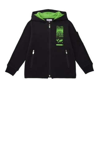 Sweater met Capuchon - Zwart