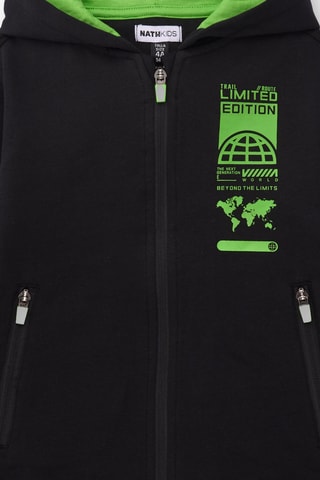 Sweater met Capuchon - Zwart