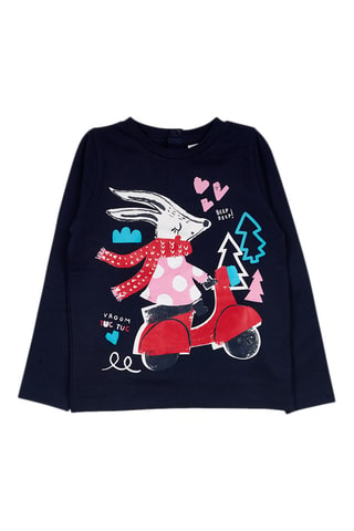 T-shirt - Rood, blauw en roze