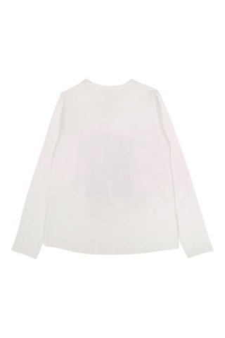 T-shirt - Wit, zwart en paars