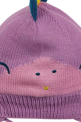 Muts - Blauw, paars en roze