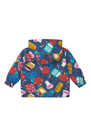 Sweater met Capuchon - Wit, rood en blauw
