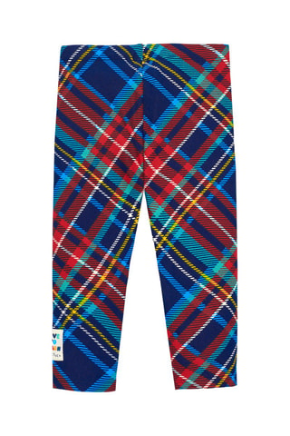 Fleece legging - Rood, blauw en groen