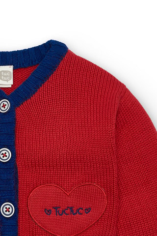 Vest - Zwart en rood