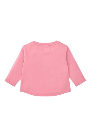 T-shirt - Wit, blauw en roze