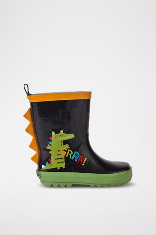 Regenlaarzen - Rood, groen en zwart