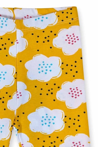 Legging Tiny Critters - Wit en geel