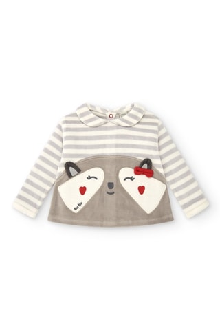 T-shirt en Broek - Wit, rood en grijs