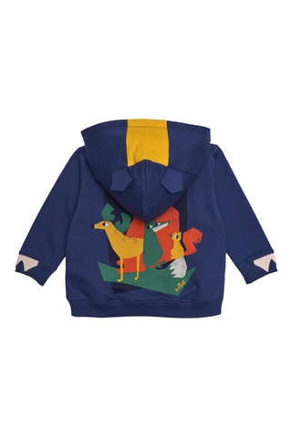 Sweater met Capuchon en Oren - Donkerblauw