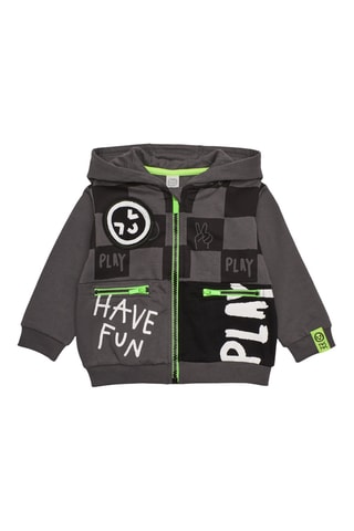 Sweater met Capuchon - Donkergrijs