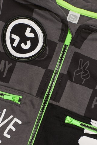 Sweater met Capuchon - Donkergrijs