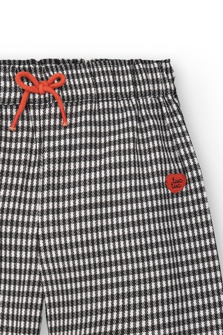 Broek - Wit, zwart en rood
