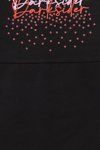 Fleece Jurk - Wit, zwart en oranje