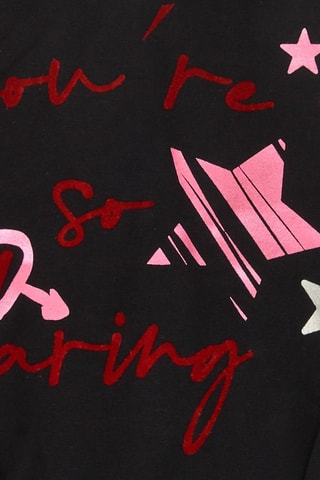 Sweater met Capuchon - Zwart, rood en roze