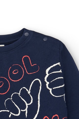 T-shirt - Wit, rood en blauw