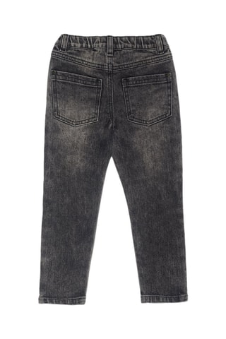Jeans - Wit, blauw en grijs