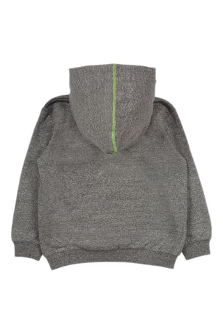 Sweater met Capuchon - Wit, groen en grijs