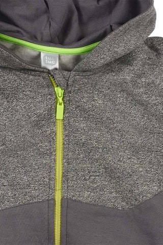 Sweater met Capuchon - Wit, groen en grijs