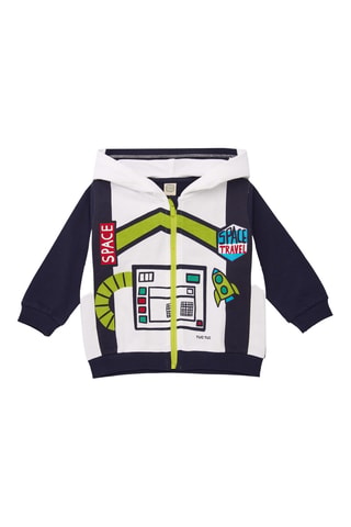 Sweater met Capuchon - Donkerblauw