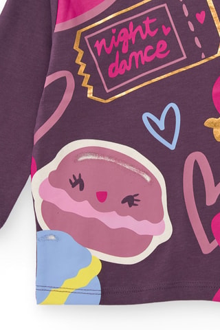 T-shirt - Paars