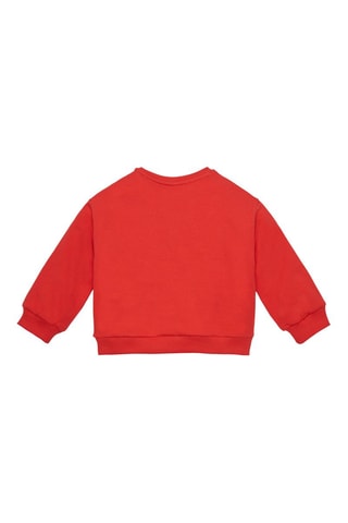 Sweater - Zwart, rood en oranje