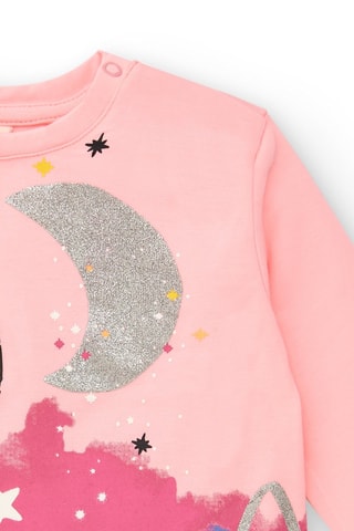 T-shirt - Geel, roze en grijs