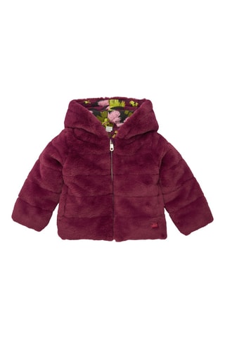 Gewatteerde Jas met Capuchon - Roze