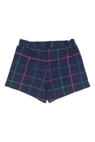Fleece Shortrok - Blauw, groen en roze
