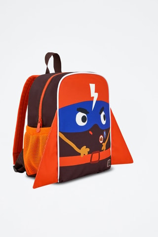 Rugtas - Oranje en blauw