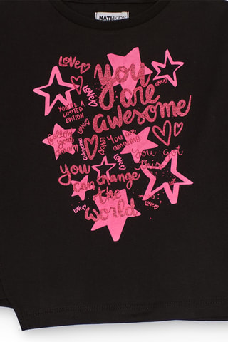 T-shirt - Zwart