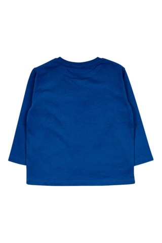 T-shirt - Wit, blauw en geel