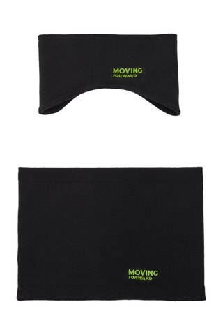 Fleece Bandeau en Colsjaal - Zwart